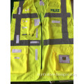 Healthy European Man's Police Vest